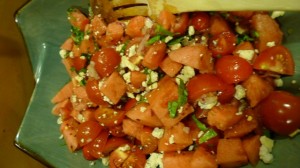 watermelonbalsamicsalad